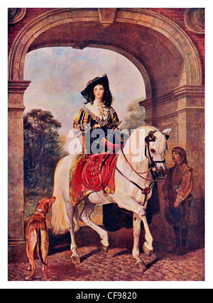 Equestrian Porträt von Sir Edwin Landseer Stockfoto