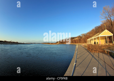 Stony Brook Hafen Long Island NY Stockfoto