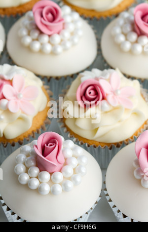 Hochzeit cupcakes Stockfoto