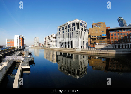 Malmaison Hotel in Princes Dock, Liverpool. Stockfoto