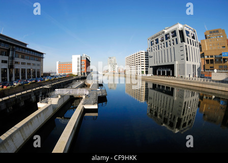 Malmaison Hotel in Princes Dock, Liverpool. Stockfoto