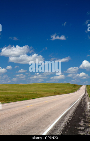 Highway 85 nördlich von Spearfish, South Dakota, USA. Stockfoto