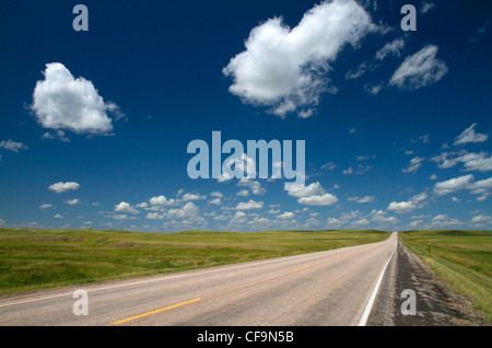 Highway 85 nördlich von Spearfish, South Dakota, USA. Stockfoto