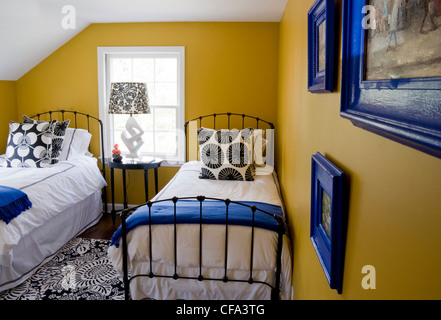 Amy Smilovic HouseBedroom Stockfoto