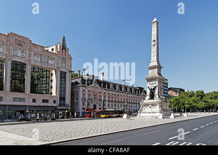 Portugal, Europa, Lissabon, Lisboa, Denkmal, Restaurierung Krieg, Praça Dos Restauradores, Unabhängigkeit, ehemalige, Teatro Eden Bui Stockfoto