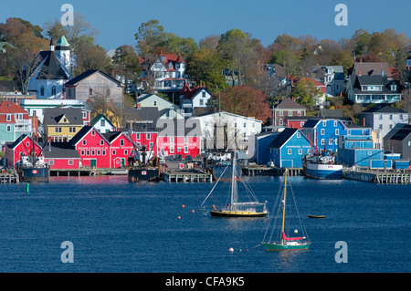 Malerischen Hafen in Lunenburg, Nova Scotia, Kanada. Stockfoto