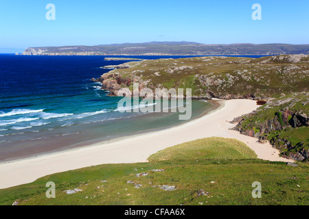 Ling, gemeinsame Heizung, Bucht, Calluna Vulgaris, Erica, Erika, Great Britain, Durness, Heather, moor, Highland, Highlands, Highland, Stockfoto