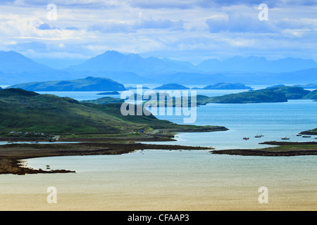 Achiltibuie, Bucht, Coigach Coigach Halbinsel, Great Britain, Highland, Highlands, Himmel, Highland, Inseln, Inseln, Insel, Insel, ich Stockfoto