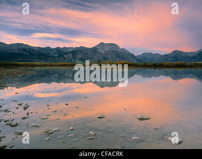 Muskinonge See, Waterton Lakes National Park, Alberta, Kanada. Stockfoto