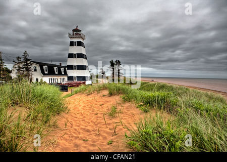 West Point Lighthouse, Prince County, Prince Edward Island, Canada Stockfoto