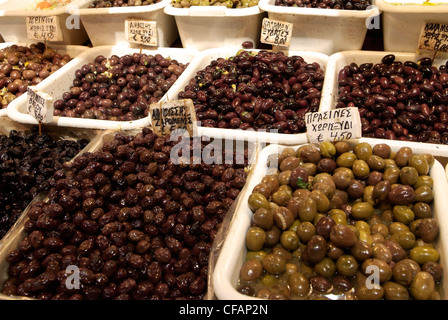 Athen Psiri Zentralmarkt Stockfoto