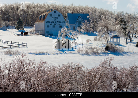 Silber Tauwetter und Anne of Green Gables Museum, Park Corner, Prince Edward Island, Canada Stockfoto