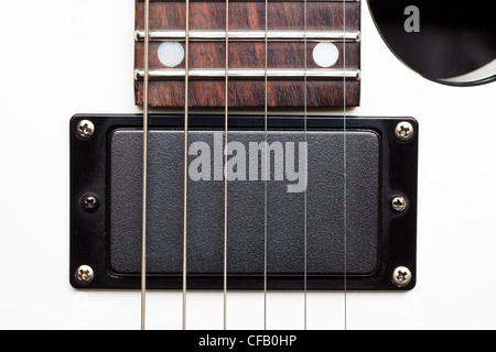 E-Gitarre Humbucker Tonabnehmer Stockfoto