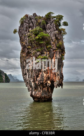 Fliegende James Bond Insel in Thailand Stockfoto