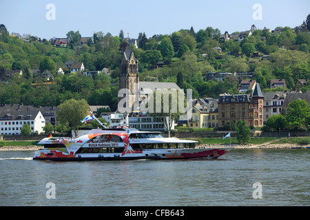 Deutschland, Koblenz, Rhein, Mosel, Maifeld, Eifel, Hunsrück, Westerwald, Rheinland-Pfalz, Deutschland, Koblenz-Pfaffendorf, Cath Stockfoto