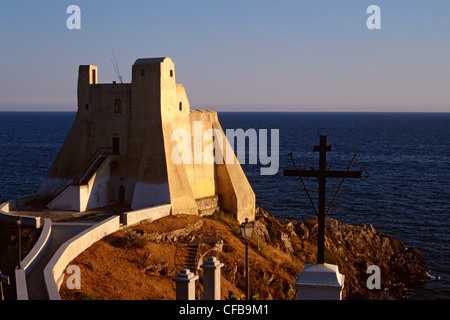 Torre Truglia. Sperlonga, Latina, Latium, Italien Stockfoto