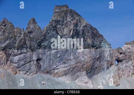 Tectonic Arena Sardona, UNESCO, Welterbe, Tschingelhörner, Martins Loch, Elm, Kanton Glarus, Berge, Schweiz, Eu Stockfoto