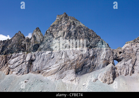 Tectonic Arena Sardona, UNESCO, Welterbe, Tschingelhörner, Martins Loch, Elm, Kanton Glarus, Berge, Schweiz, Eu Stockfoto