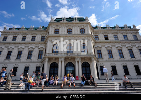 Wien, obere Belvedere Wien, Österreich Stockfoto