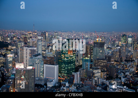 Tokyo, Japan, Asien, Stadt, Zentrum von Tokyo, Sky Tree Tower, Architektur, große, Gebäude, Stadt, Innenstadt, riesig, Lichter, Metropole, Stockfoto