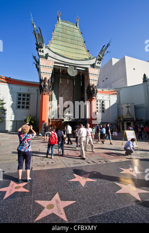 USA, USA, Amerika, Kalifornien, Los Angeles, Stadt, Hollywood, Chinese Theater, Hollywood Boulevard, Boulevard, Chinesisch, Stockfoto