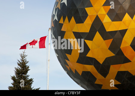 Weltweit größten Pysanka in Vegreville, Alberta Stockfoto