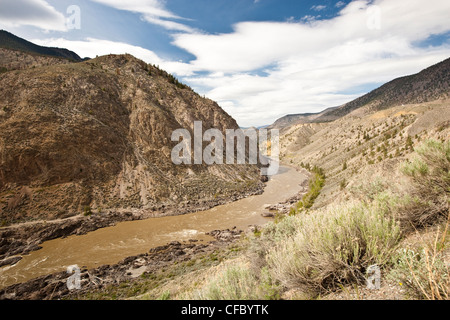 Fraser River in der Nähe von Lillooet, BC, Kanada Stockfoto