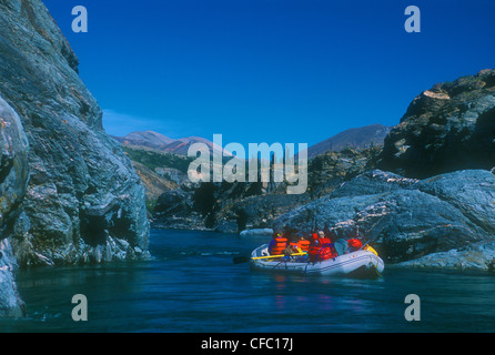 Rafting - Firth River, Yukon. Kanada. Stockfoto