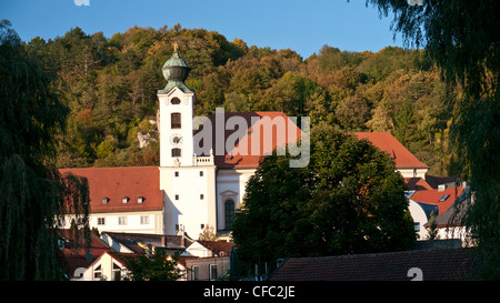 Altmühltal, Naturpark, Bayern, Oberbayern, Christentum, Deutschland, Eichstätt, Katholizismus, katholisch, Kreuzgang, Kloster, ein Stockfoto