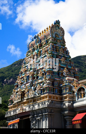 Seychellen Hindu-Tempel, auf Quincy, Victoria Stadtzentrum, Insel Mahe, Seychellen Stockfoto