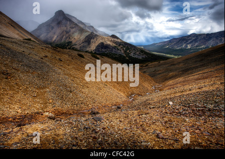 Vulkanlandschaft in den Ilgachuz Mountains in British Columbia Kanada Stockfoto