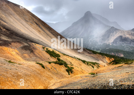 Vulkanlandschaft in den Ilgachuz Mountains in British Columbia Kanada Stockfoto