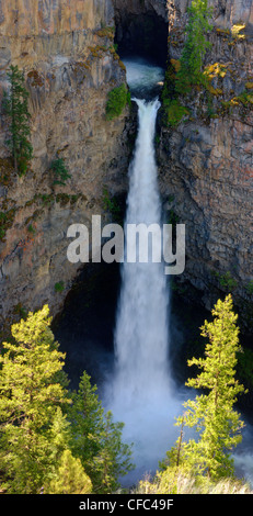 Spahats Falls im Wells Gray Park in British Columbia Kanada Stockfoto