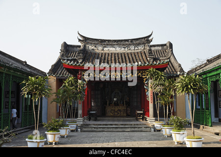 Hoi Quan Hai Nam, Aula der chinesischen Gemeinde Hainan, Hoi An, Annam, Vietnam Stockfoto