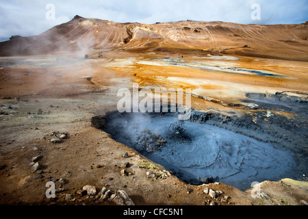 Namjafall, Hevrir, Island Stockfoto