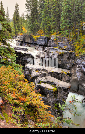 Maligne Canyon, Jasper National Park, Alberta, Kanada Stockfoto