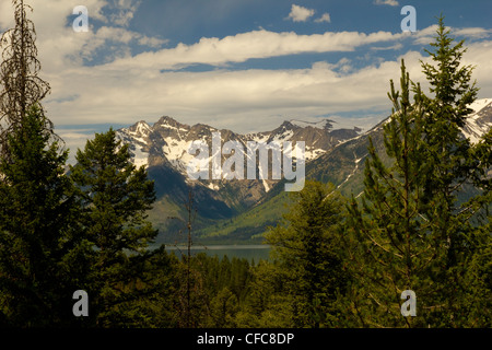 Der Grand Teton befindet sich in der Nähe von Jackson, Wyoming, USA Stockfoto