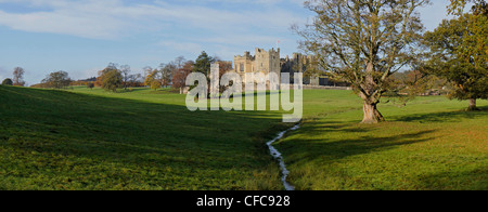 Panorama, Raby Castle, County Durham, England Stockfoto