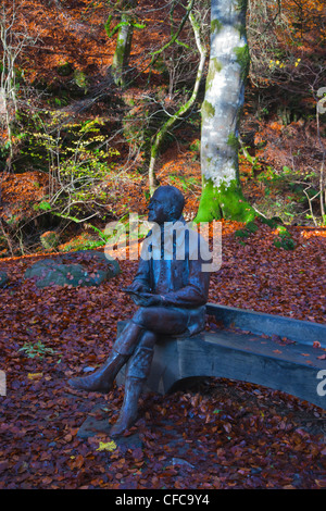 Burns Statue, Birks Aberfeldy, Perthshire, Scotland, UK Stockfoto