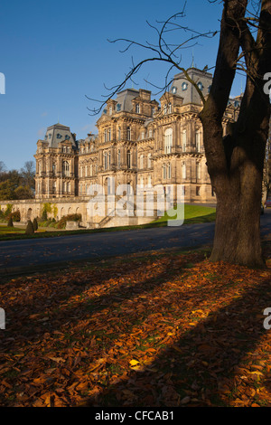 Herbstfärbung, Bowes Museum, Barnard Castle, County Durham, England Stockfoto