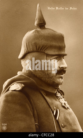 Kaiser, Kaiser Wilhelm II., Wilhelm, Deutschland, Propaganda, Soldaten, Armee, Militär, 1916, Porträt, Weltkrieg, Krieg, Weltkrieg, Stockfoto