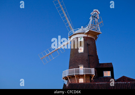 Cley Windmühle, alte 18. Jahrhundert restauriertes Gebäude, Cley, North Norfolk. Stockfoto