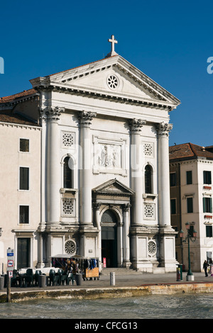 Kirche Santa Maria della Visitazione (La Pieta) an der Riva Degli Schiavoni - Venedig, Venezia, Italien, Europa Stockfoto