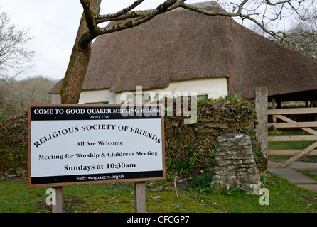 Ein Quäker Gemeindehaus im Ortsteil "zu gute kommen" in der Nähe von Truro, Cornwall, uk Stockfoto