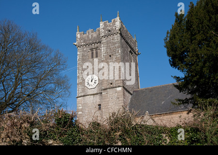 Kirchengemeinde St. ILLTYD von Newcastle, Bridgend Stockfoto