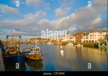 Der Hafen von Maryport, Cumbria Stockfoto