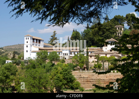 Generalife, Alhambra-Palast, UNESCO World Heritage Site, Granada, Andalusien, Spanien, Europa Stockfoto