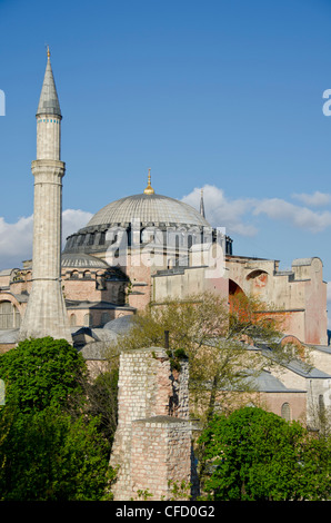 Hagia Sophia, auch bekannt als Aya Sofia, Istanbul, Türkei Stockfoto