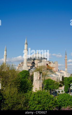 Hagia Sophia, auch bekannt als Aya Sofia, Istanbul, Türkei Stockfoto