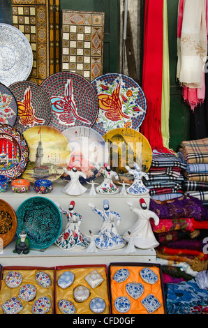 Geschenk-Shop Ware und Lieferant in Istanbul, Türkei Stockfoto